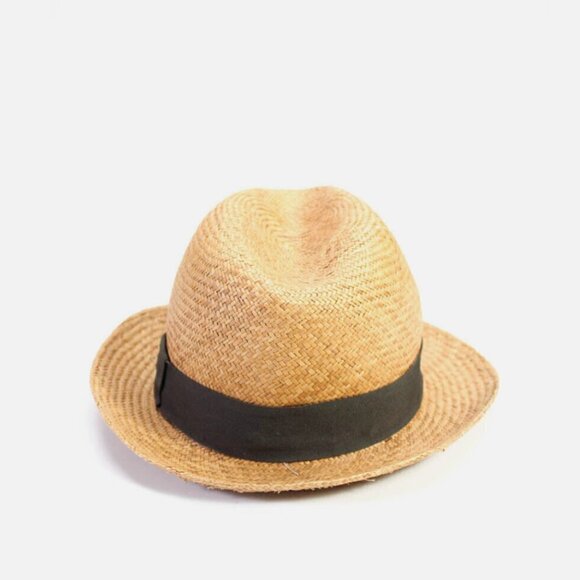 Montecristi Natural Palm Panama Hat Handwoven NWOT - Picture 2 of 6